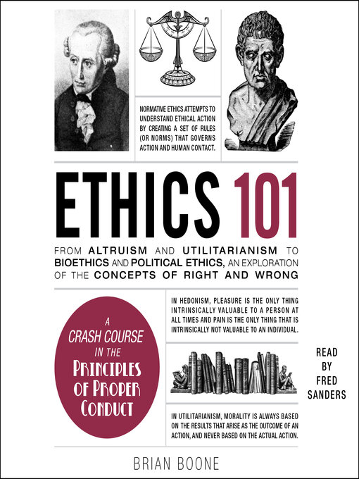 Title details for Ethics 101 by Brian Boone - Wait list